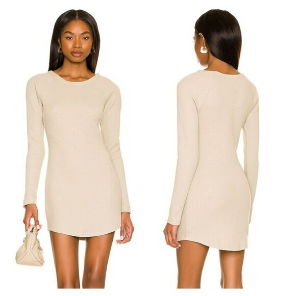 Lovers And Friends Tina Mini Dress Almond Beige